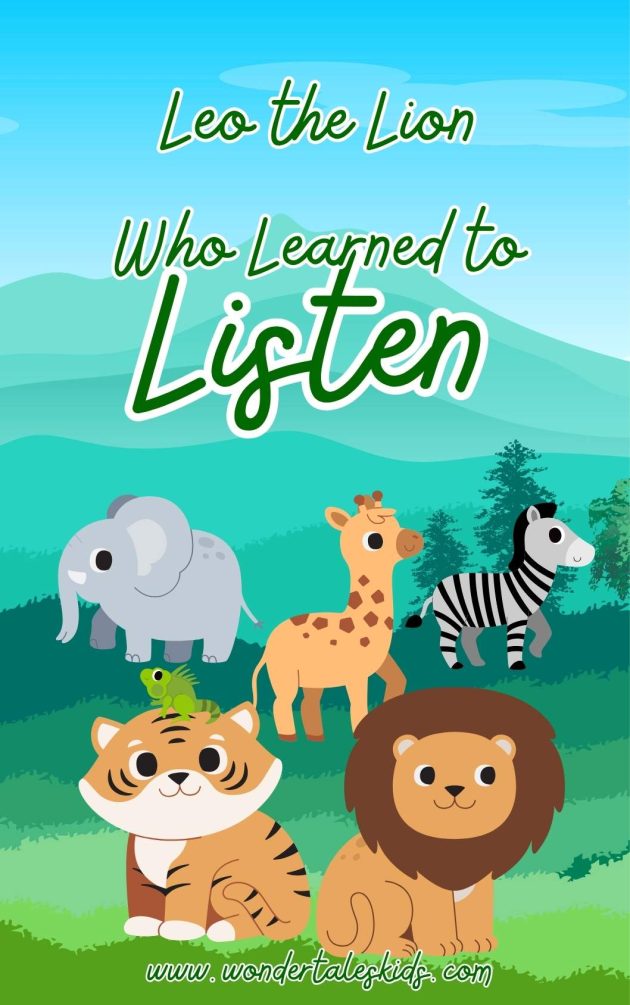 Leo the Lion Who Learned to Listen